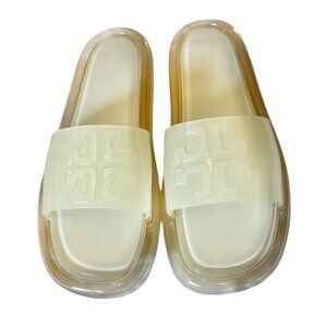 Tory Burch NEW Bubble Jelly Ivory Slide Sandals Women's size 11M